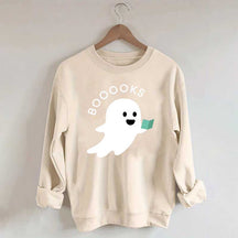 Ghost Books Reader Booooks Cute Sweatshirt