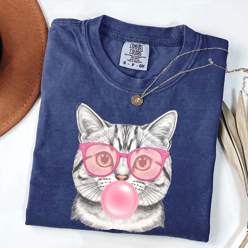 Bubble Gum Kitten Vintage Style T-Shirt