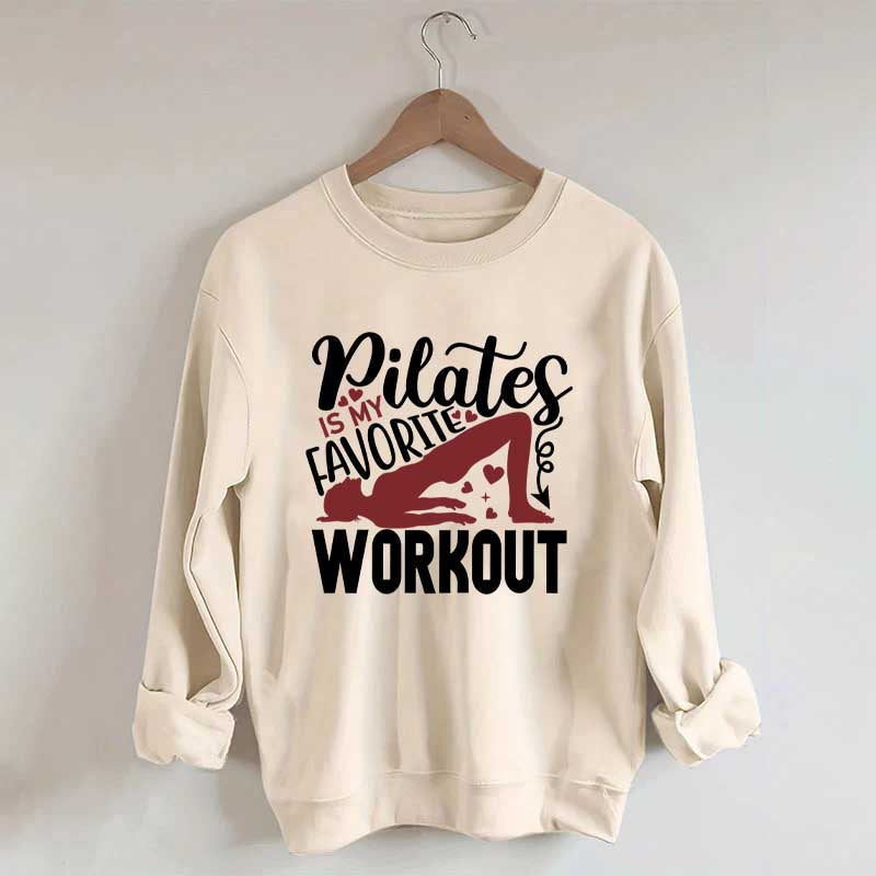 Pilates Workout Statement Sweatshirt