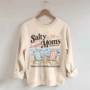 Salty Moms Beach Club Sweatshirt