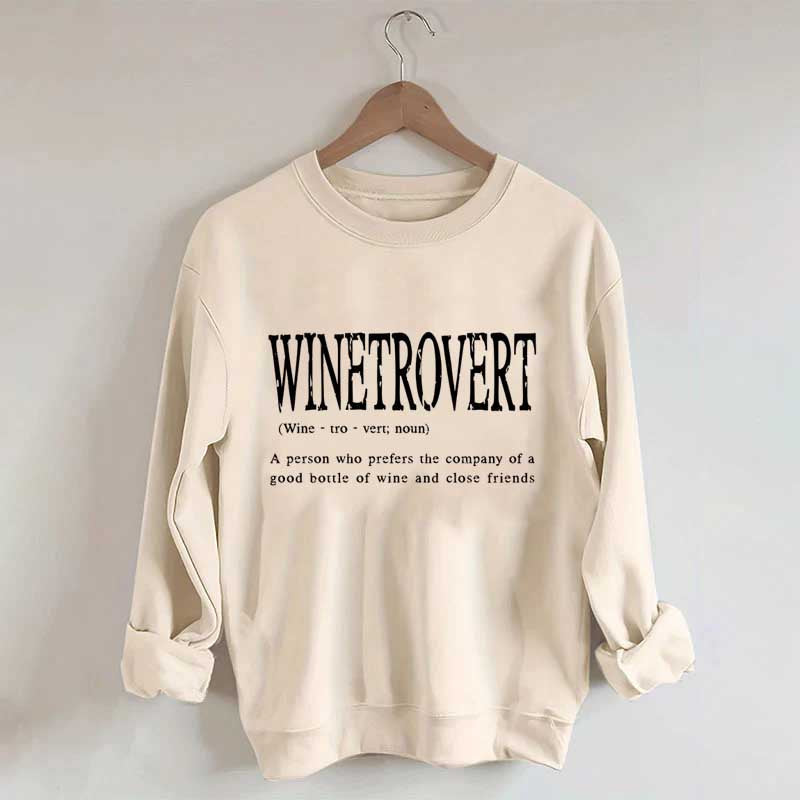 Funny Wine Definition Sweatshirt
