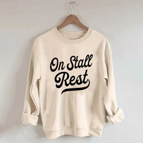 Funny Horse On Stall Rest Sweatshirt