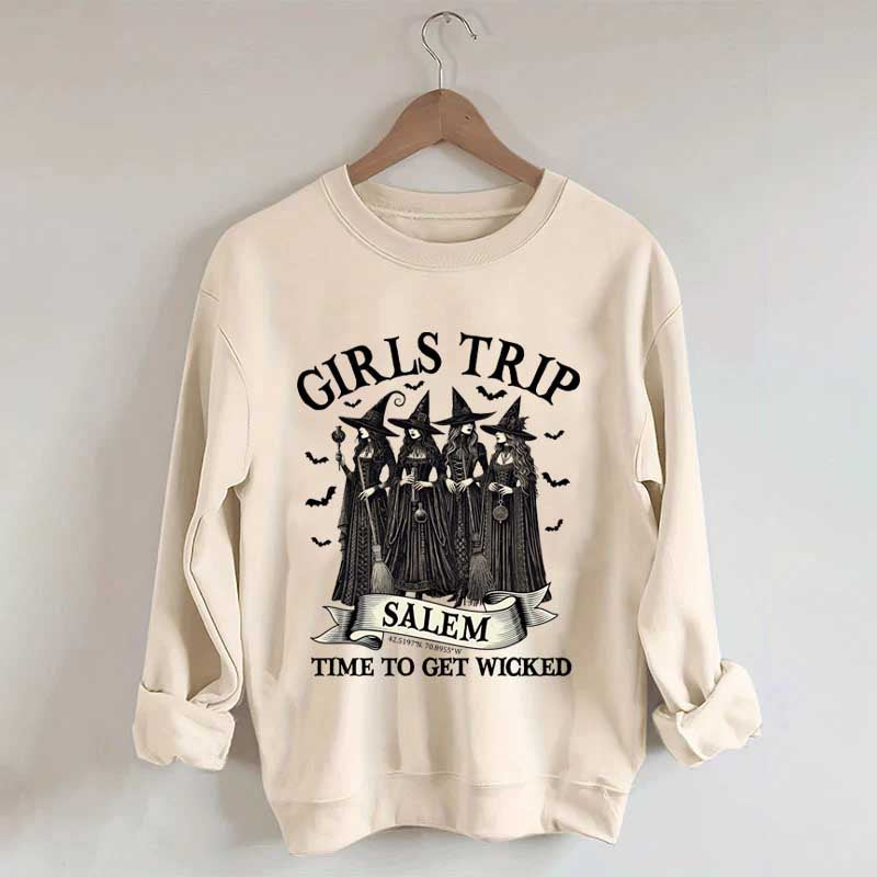 Retro Girls Trip Salem Sweatshirt
