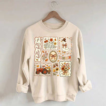 Hello Fall Goose Floral Sweatshirt