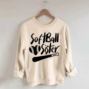 Softball Sister Game Days Sweatshirt