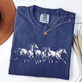 Wild Horses Running T-Shirt