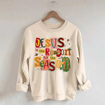 Christian Jesus Is The Reason Christmas Sweatshirt