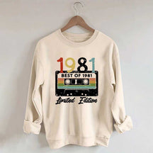 Audiotape And Letter Graphic Sweatshirt