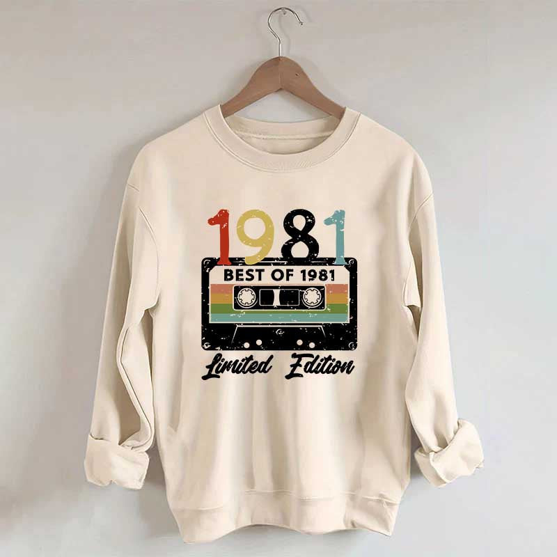 Audiotape And Letter Graphic Sweatshirt