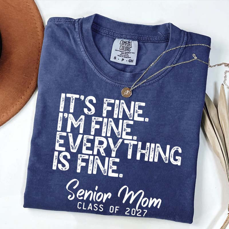 Senior Mom Class of 2027 T-Shirt