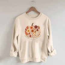 Autumn Leaves Faith Fall Crewneck Sweatshirt