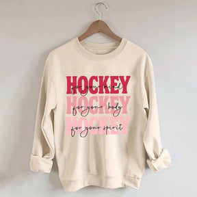 Hockey For Your Mind Motivational Sweatshirt