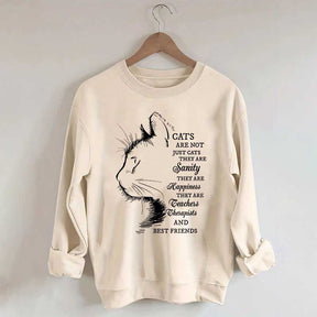Inspirational Cat Quote Lover Sweatshirt