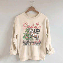 Saddle Up Your Jingle Horse Sweatshirt