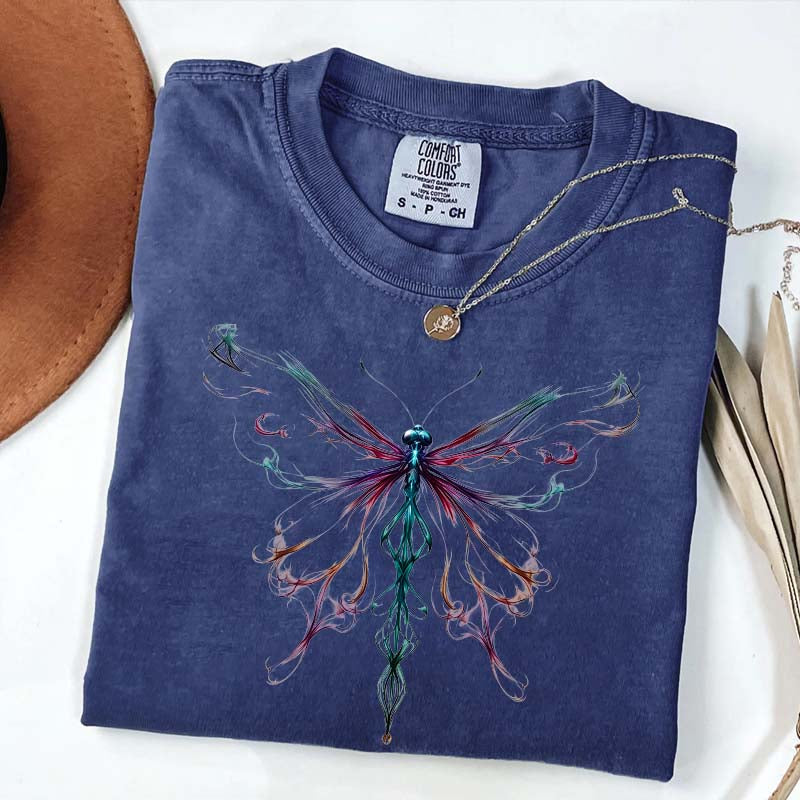 Comfort Color Bright Golden Butterfly T-Shirt
