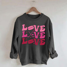 Sports Love Hockey Mom Sweatshirt