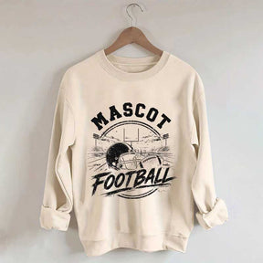 Custom Football Mascot Template Sweatshirt