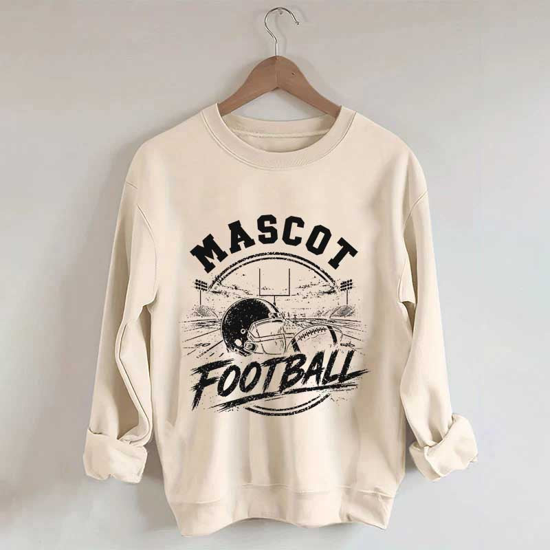 Custom Football Mascot Template Sweatshirt