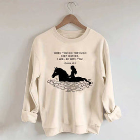 Christ Horse Religous Sweatshirt