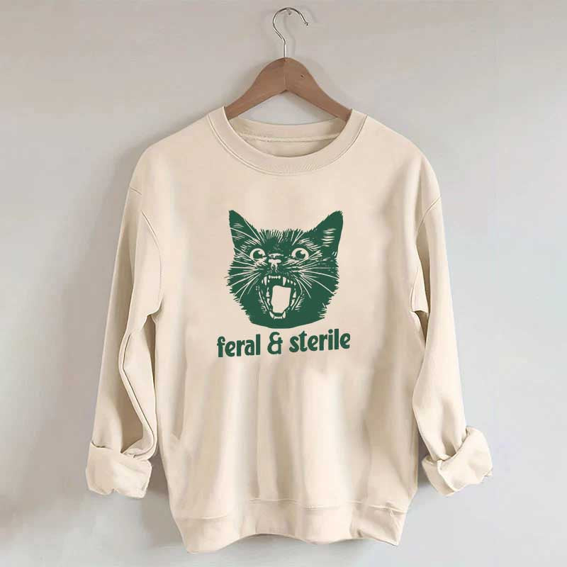 Feral and Sterile Cat Sweatshirt