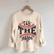 Tis The Season Baseball Sports Game Day Sweatshirt