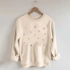 Winter Sports Cute Snowboarding Sweatshirt