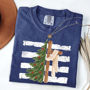 Christmas Tree Cross Faith T-Shirt