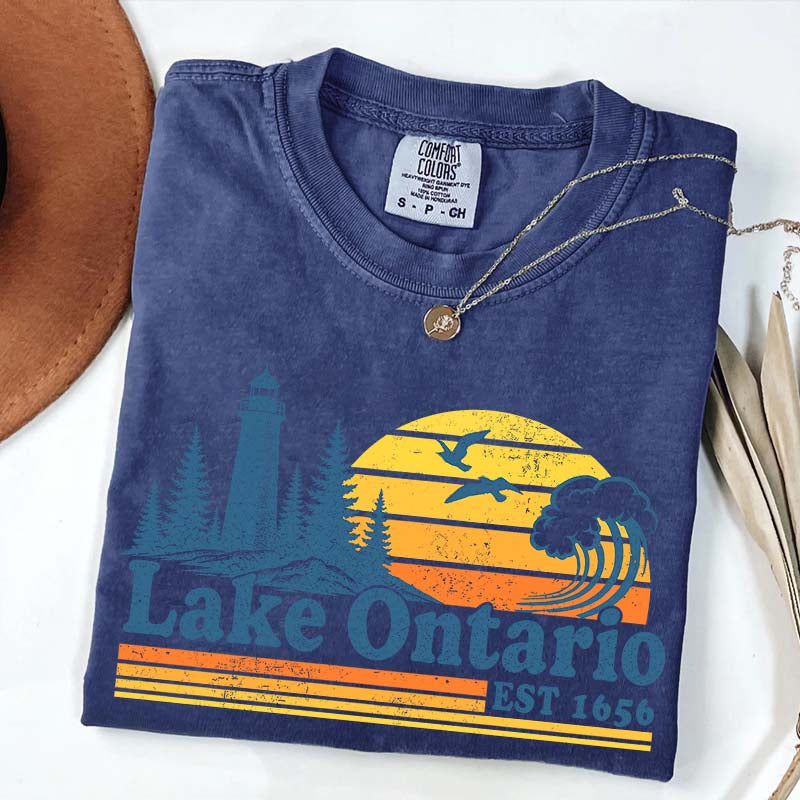Vintage Lake Ontario Great Lakes T-Shirt