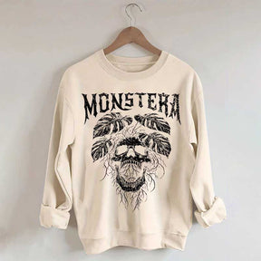 Monstera Funny Plant Lover Sweatshirt