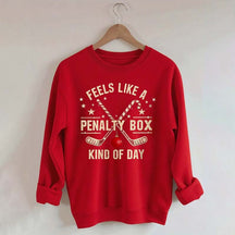 Hockey Penalty Box Christmas Sweatshirt