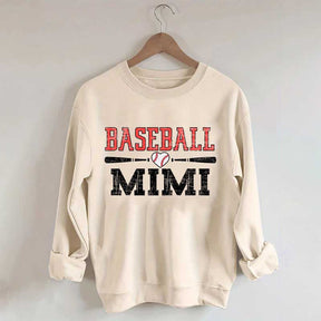 Mimi Baseball Ladies Cute Sweatshirt