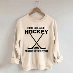 About Hockey and Like 3 Other People Sweatshirt
