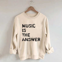 Retro Music is the Answer Sweatshirt