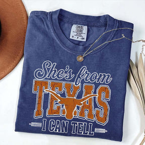 Comfort Colors She's From Texas T-Shirt