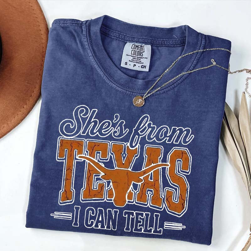 Comfort Colors She's From Texas T-Shirt