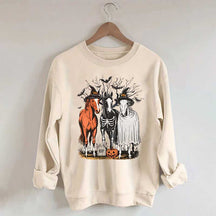 Retro Horse Halloween Sweatshirt
