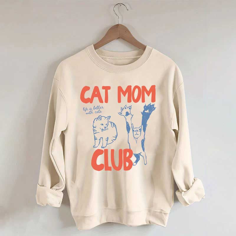 Funny Cat Mama Sweatshirt