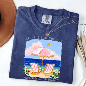 Sit In The Sun Coastal Summer T-Shirt