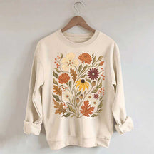 Autumn Floral Vintage Botanical Sweatshirt