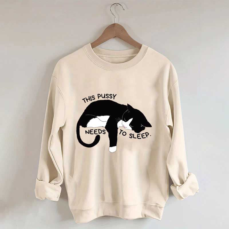 This Cat Needs To Sleep Sweatshirt