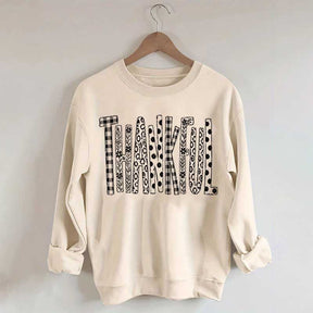 Thankful Floral Lover Sweatshirt