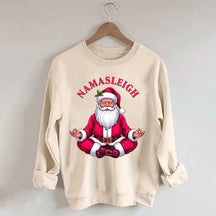 Namasleigh Santa Sweatshirt