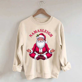 Namasleigh Santa Sweatshirt