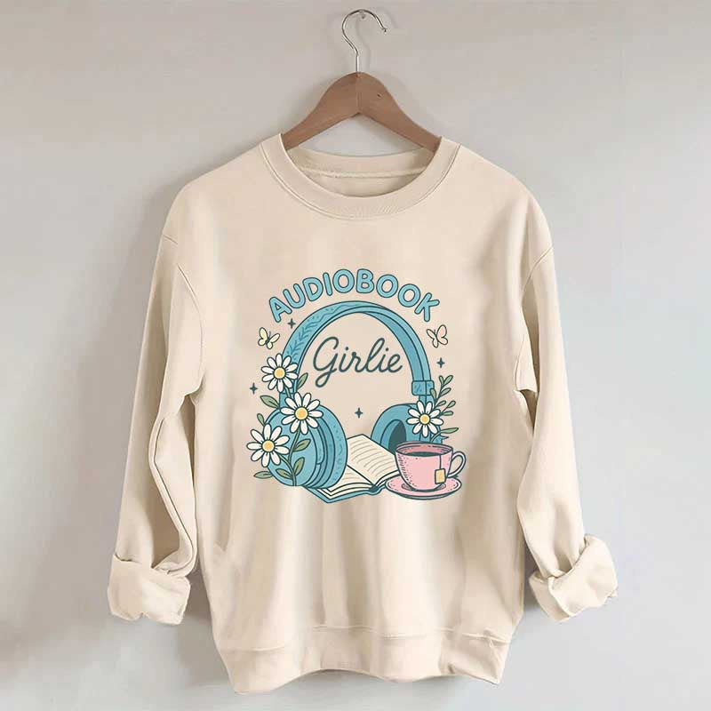 Audio Book Girlie Sweatshirt