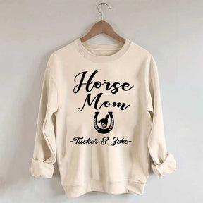 Personalized Horse Mom Equestrian Sweatshirt
