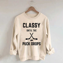 Classy Hockey Mom Sweatshirt