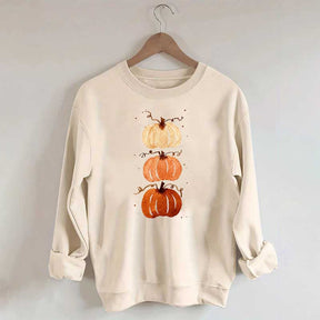 Watercolor Fall Pumpkin Harvest Sweatshirt