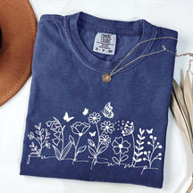 Comfort Color Simple Wild Flowers T-Shirt
