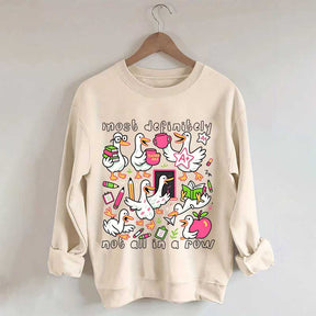 Goose Back to School Ducks In a Row Sweatshirt