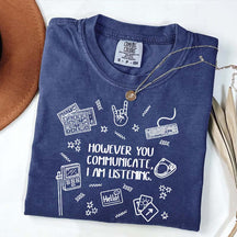 Everyone Communication Speechie AAC Bcba Aba T-Shirt
